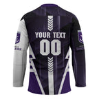 Personalized Fremantle Dockers Hockey Jersey Modern Geometric Sports Graphic Style