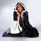 Fremantle Dockers Hooded Blanket Modern Geometric Sports Graphic Style