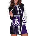 Personalized Fremantle Dockers Hoodie Dress Modern Geometric Sports Graphic Style