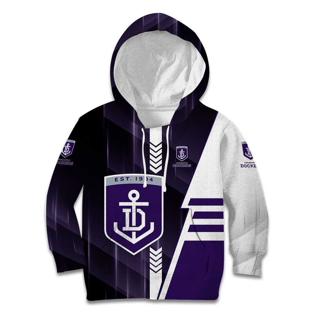 Personalized Fremantle Dockers Kid Hoodie Modern Geometric Sports Graphic Style