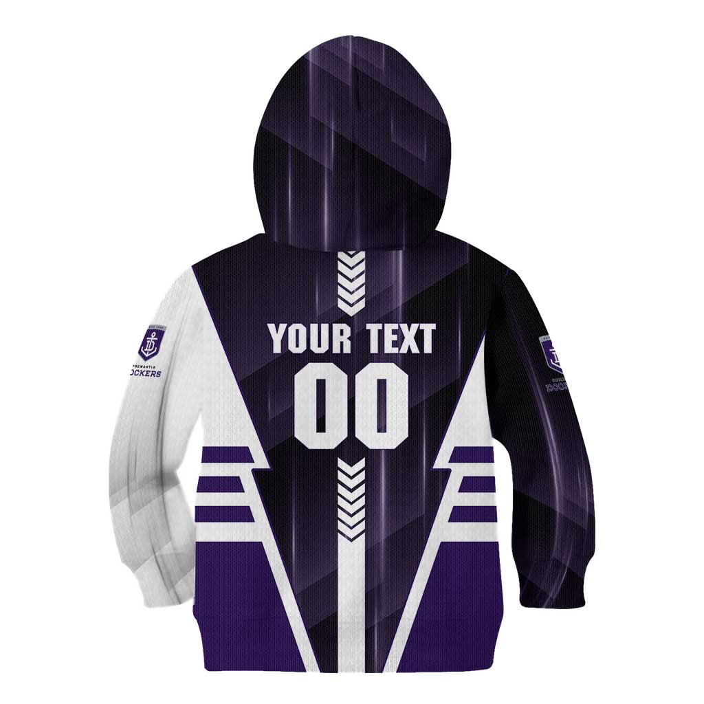 Personalized Fremantle Dockers Kid Hoodie Modern Geometric Sports Graphic Style