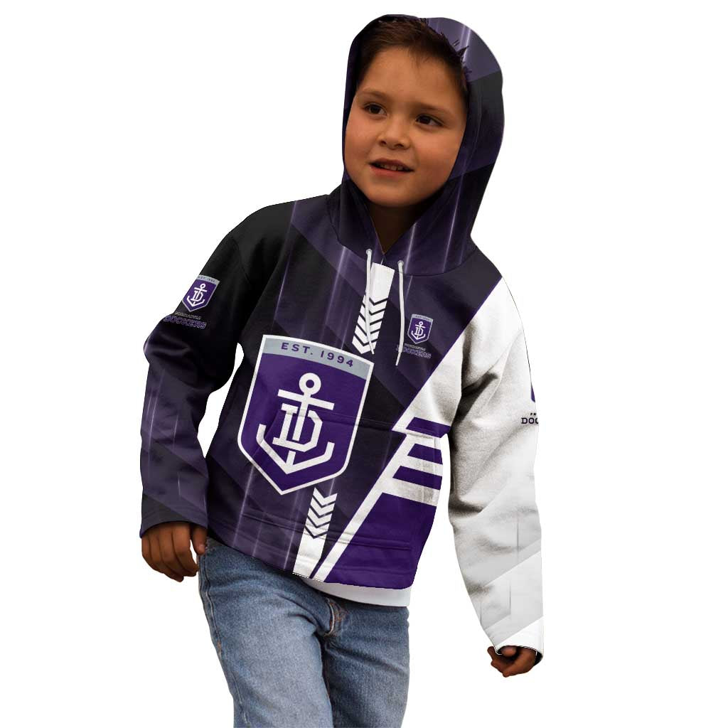 Personalized Fremantle Dockers Kid Hoodie Modern Geometric Sports Graphic Style