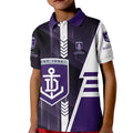 Personalized Fremantle Dockers Kid Polo Shirt Modern Geometric Sports Graphic Style