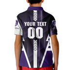 Personalized Fremantle Dockers Kid Polo Shirt Modern Geometric Sports Graphic Style
