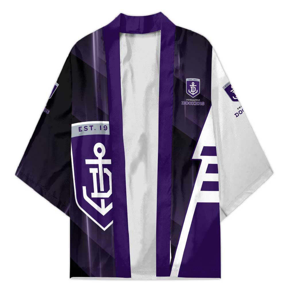 Personalized Fremantle Dockers Kimono Modern Geometric Sports Graphic Style
