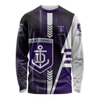 Personalized Fremantle Dockers Long Sleeve Shirt Modern Geometric Sports Graphic Style