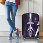 Fremantle Dockers Luggage Cover Modern Geometric Sports Graphic Style