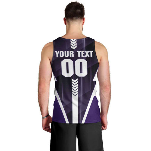 Personalized Fremantle Dockers Men Tank Top Modern Geometric Sports Graphic Style