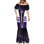 Personalized Fremantle Dockers Mermaid Dress Modern Geometric Sports Graphic Style
