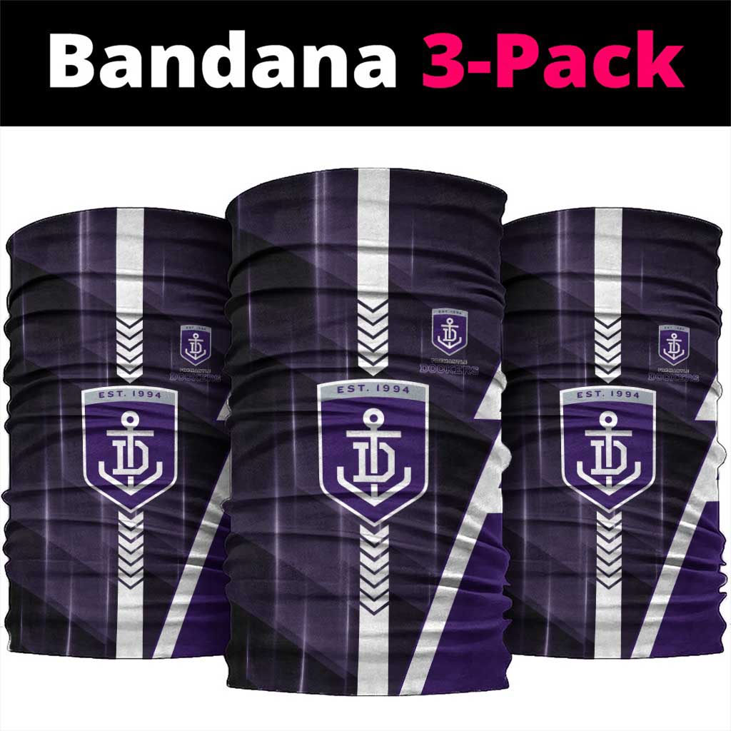 Fremantle Dockers Neck Gaiter Modern Geometric Sports Graphic Style