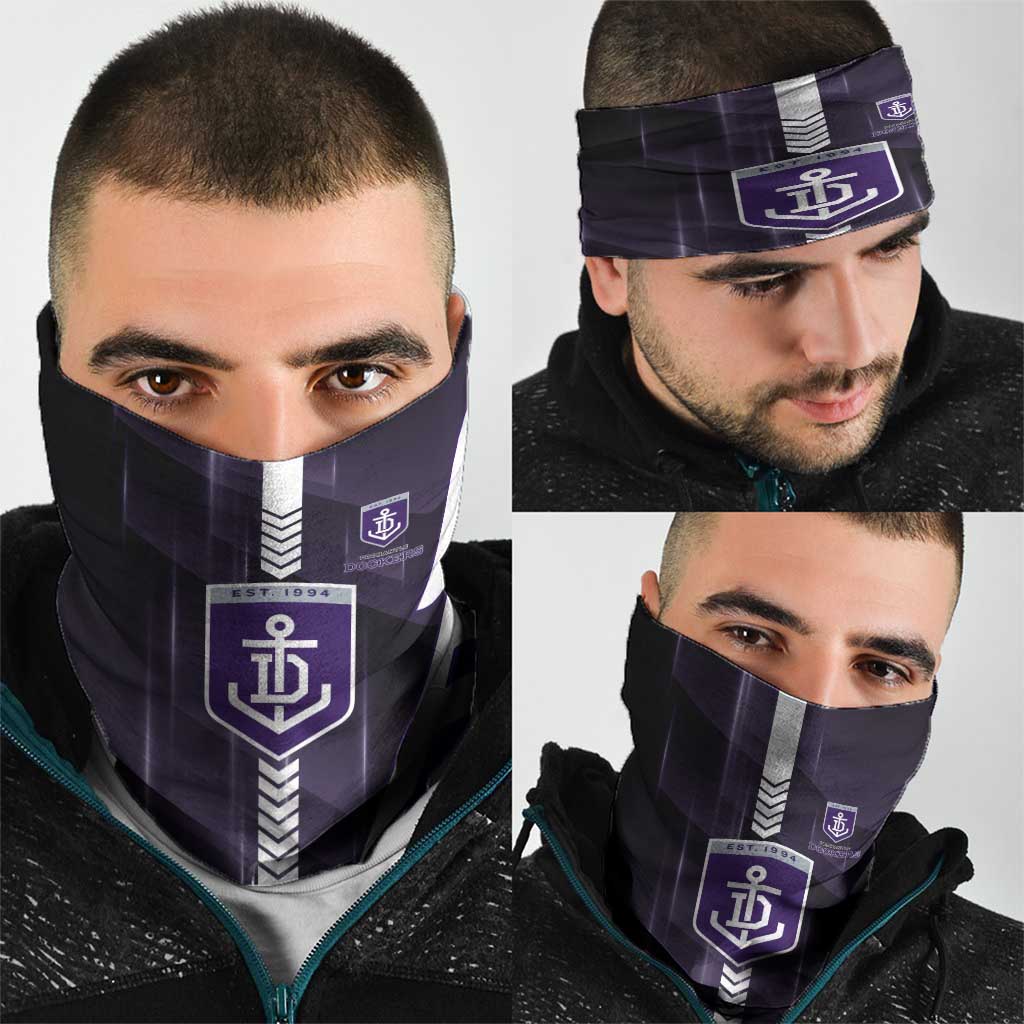 Fremantle Dockers Neck Gaiter Modern Geometric Sports Graphic Style