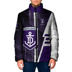 Personalized Fremantle Dockers Padded Jacket Modern Geometric Sports Graphic Style