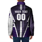 Personalized Fremantle Dockers Padded Jacket Modern Geometric Sports Graphic Style