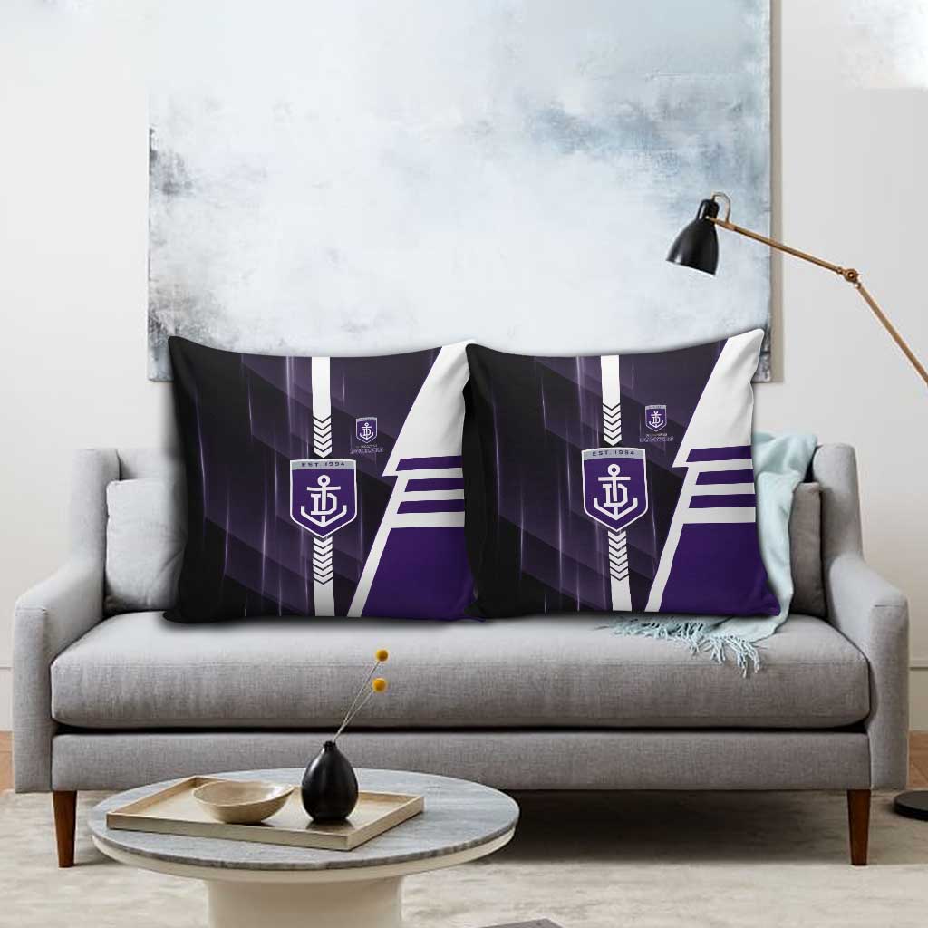 Fremantle Dockers Pillow Cover Modern Geometric Sports Graphic Style