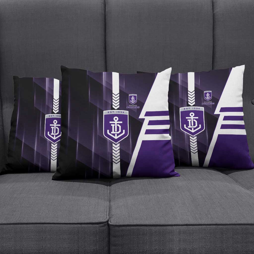 Fremantle Dockers Pillow Cover Modern Geometric Sports Graphic Style