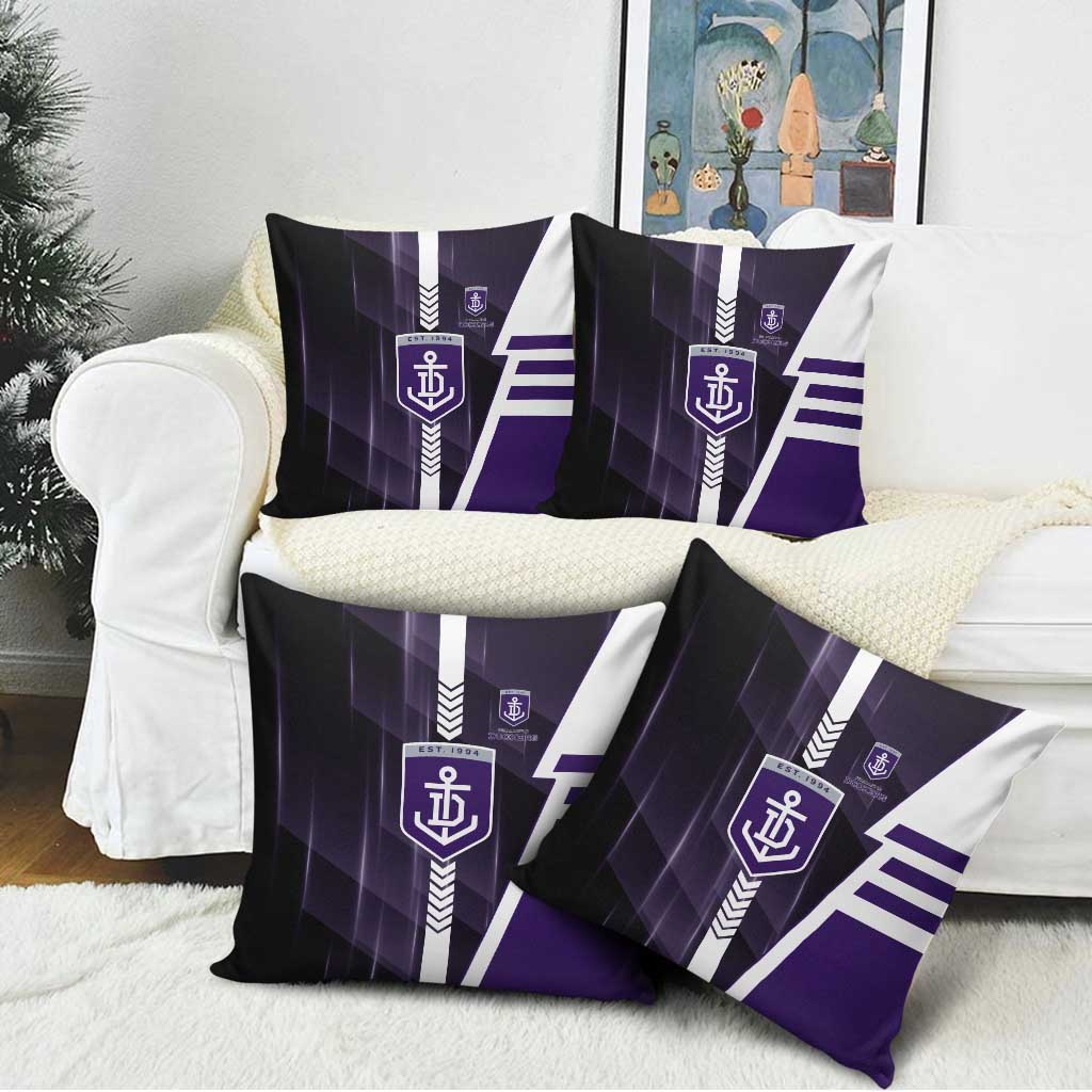 Fremantle Dockers Pillow Cover Modern Geometric Sports Graphic Style