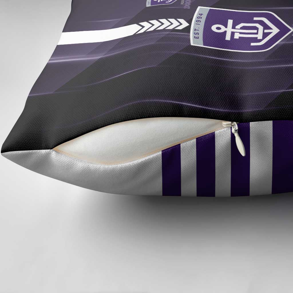 Fremantle Dockers Pillow Cover Modern Geometric Sports Graphic Style