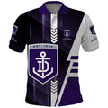 Personalized Fremantle Dockers Polo Shirt Modern Geometric Sports Graphic Style