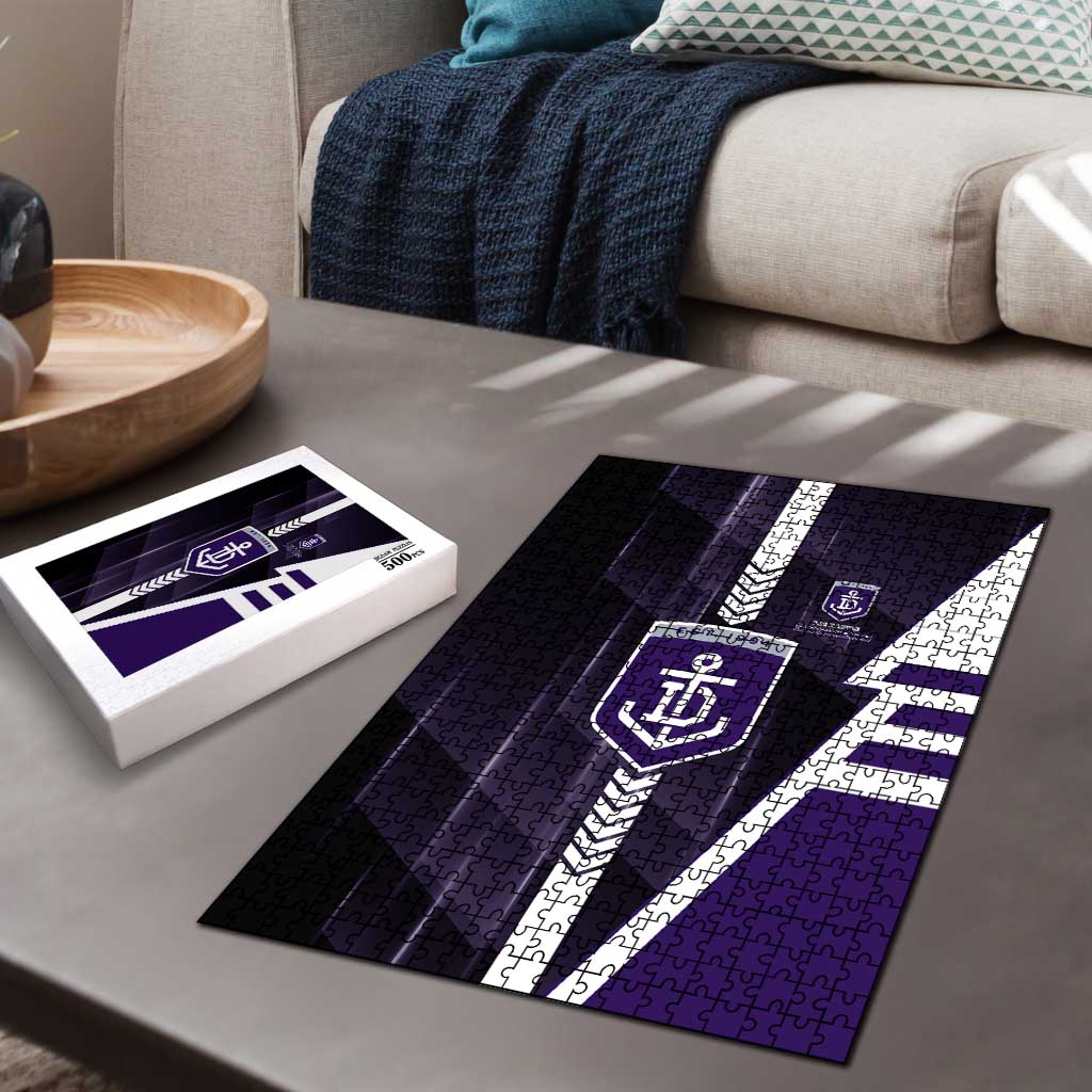 Fremantle Dockers Puzzle Modern Geometric Sports Graphic Style