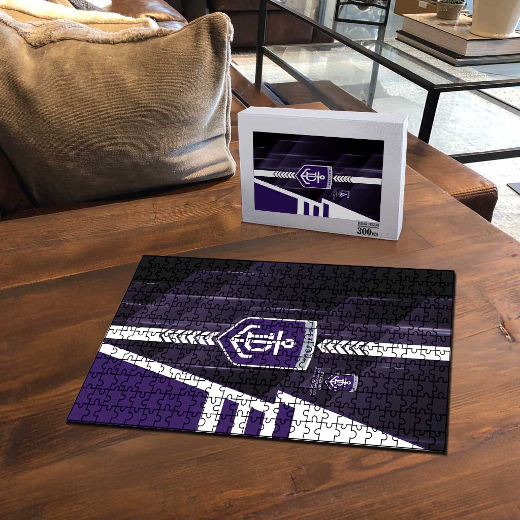 Fremantle Dockers Puzzle Modern Geometric Sports Graphic Style