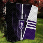Fremantle Dockers Quilt Modern Geometric Sports Graphic Style