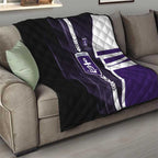 Fremantle Dockers Quilt Modern Geometric Sports Graphic Style
