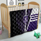 Fremantle Dockers Quilt Modern Geometric Sports Graphic Style