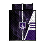 Fremantle Dockers Quilt Bed Set Modern Geometric Sports Graphic Style