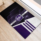 Fremantle Dockers Rubber Doormat Modern Geometric Sports Graphic Style