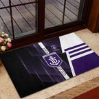 Fremantle Dockers Rubber Doormat Modern Geometric Sports Graphic Style