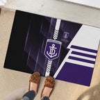 Fremantle Dockers Rubber Doormat Modern Geometric Sports Graphic Style