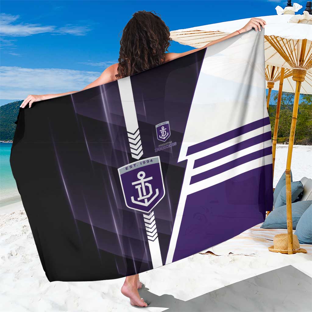 Fremantle Dockers Sarong Modern Geometric Sports Graphic Style