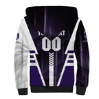 Personalized Fremantle Dockers Sherpa Hoodie Modern Geometric Sports Graphic Style
