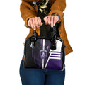 Fremantle Dockers Shoulder Handbag Modern Geometric Sports Graphic Style