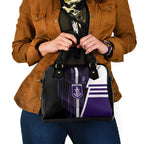 Fremantle Dockers Shoulder Handbag Modern Geometric Sports Graphic Style