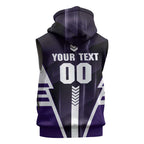 Personalized Fremantle Dockers Sleeveless Hoodie Modern Geometric Sports Graphic Style