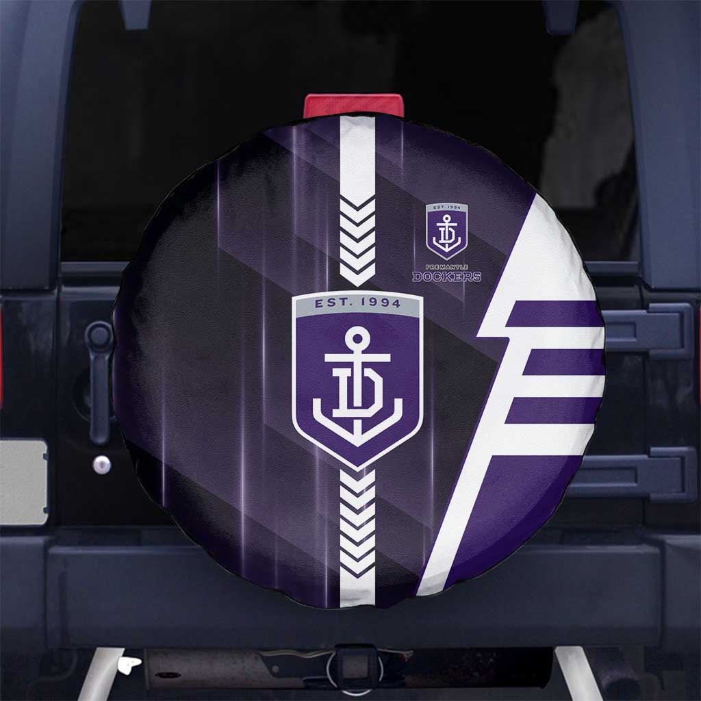Fremantle Dockers Spare Tire Cover Modern Geometric Sports Graphic Style