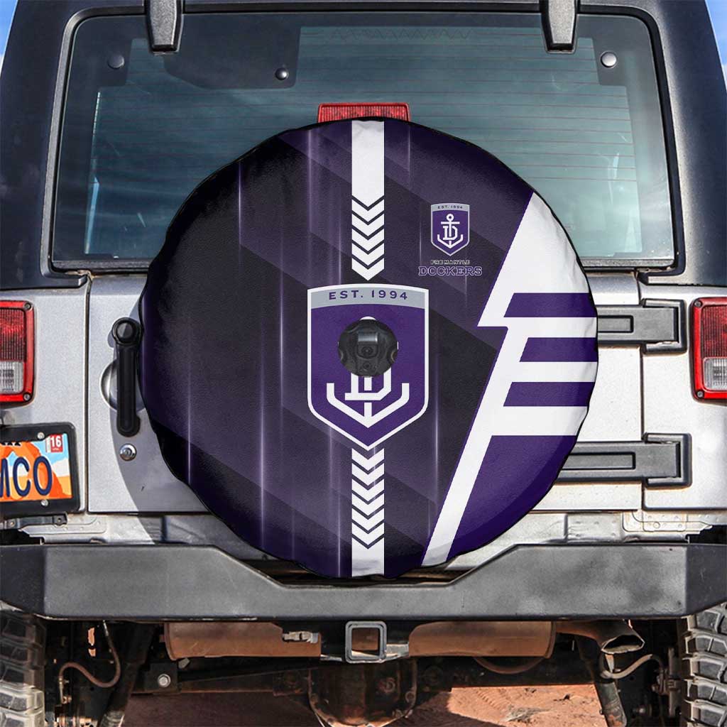 Fremantle Dockers Spare Tire Cover Modern Geometric Sports Graphic Style