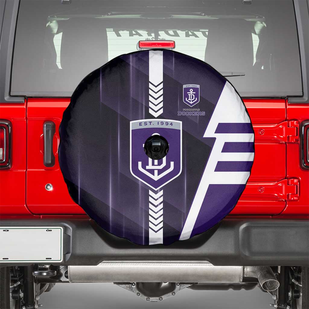 Fremantle Dockers Spare Tire Cover Modern Geometric Sports Graphic Style