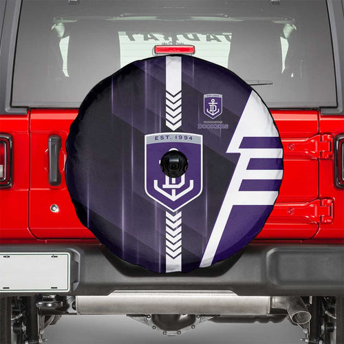 Fremantle Dockers Spare Tire Cover Modern Geometric Sports Graphic Style
