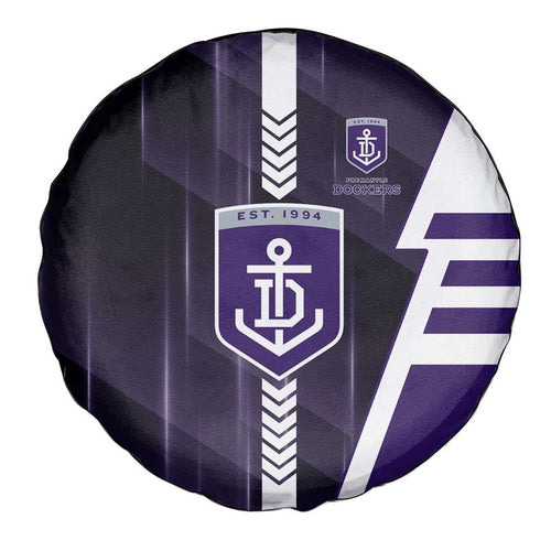 Fremantle Dockers Spare Tire Cover Modern Geometric Sports Graphic Style