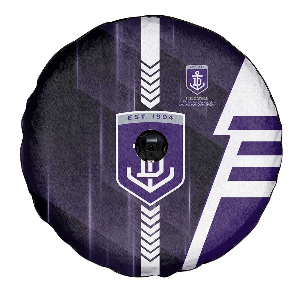 Fremantle Dockers Spare Tire Cover Modern Geometric Sports Graphic Style
