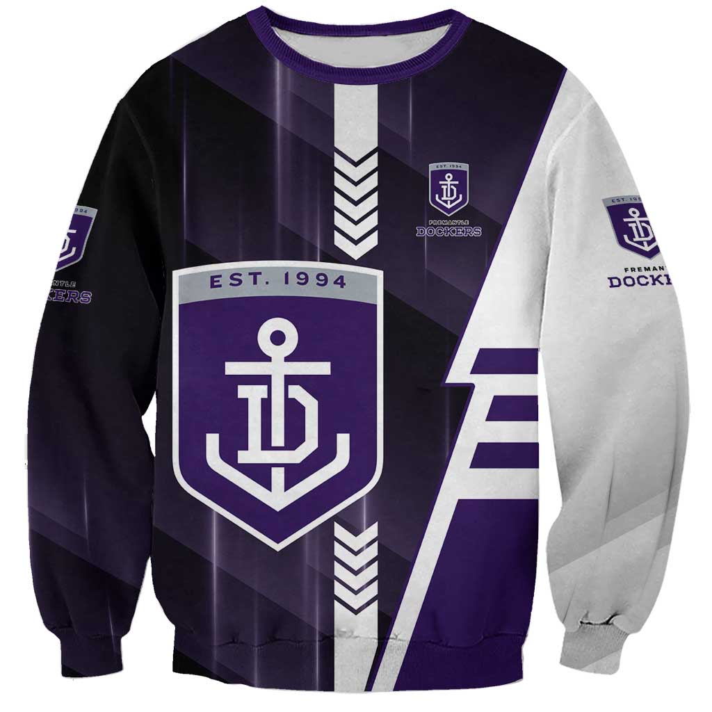 Personalized Fremantle Dockers Sweatshirt Modern Geometric Sports Graphic Style
