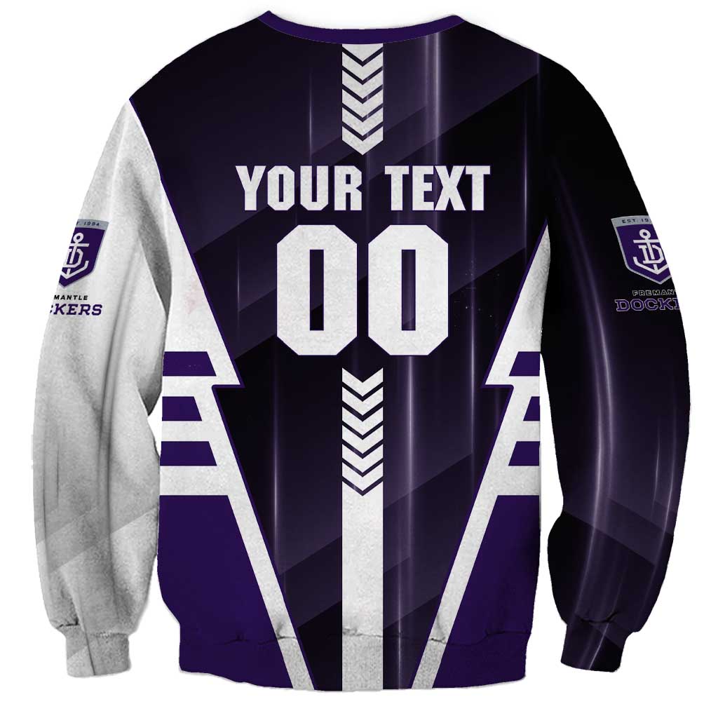 Personalized Fremantle Dockers Sweatshirt Modern Geometric Sports Graphic Style