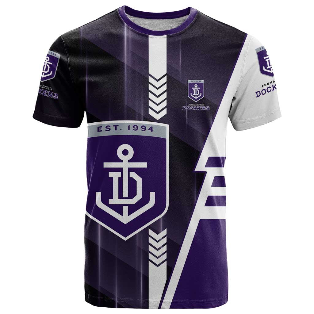 Personalized Fremantle Dockers T Shirt Modern Geometric Sports Graphic Style