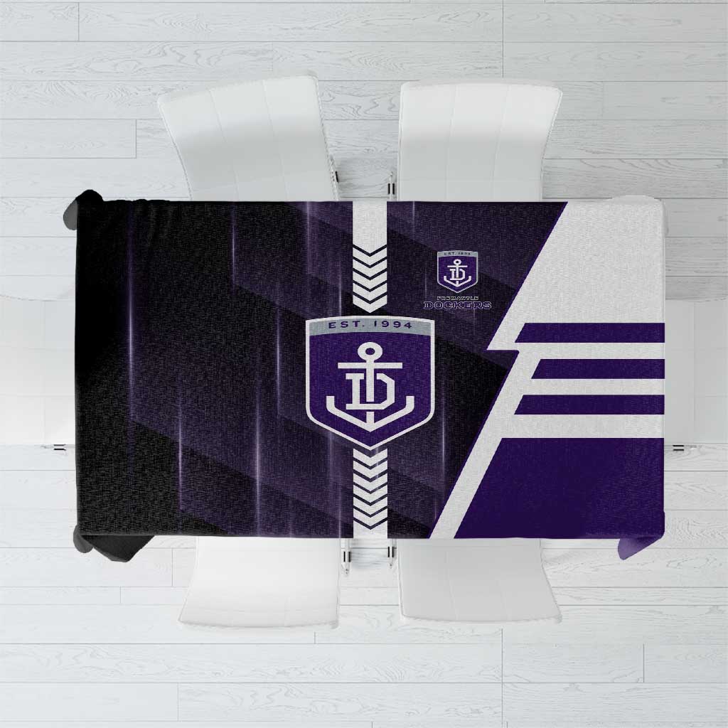 Fremantle Dockers Tablecloth Modern Geometric Sports Graphic Style