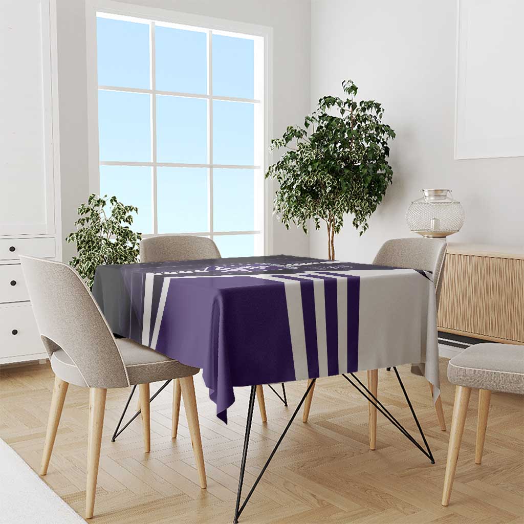 Fremantle Dockers Tablecloth Modern Geometric Sports Graphic Style