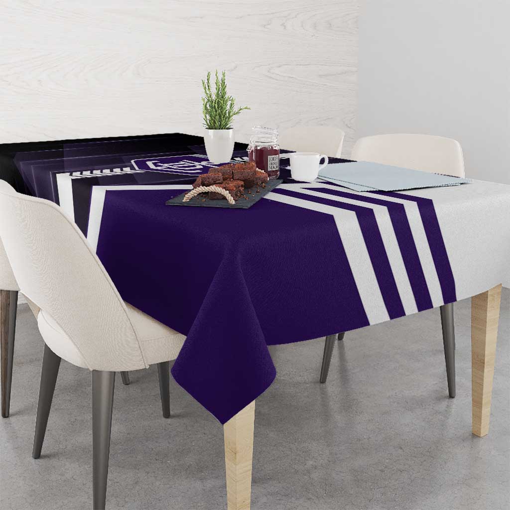 Fremantle Dockers Tablecloth Modern Geometric Sports Graphic Style