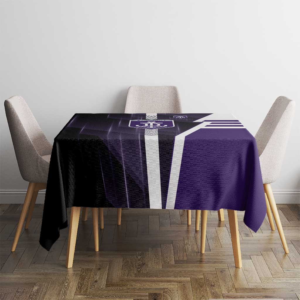 Fremantle Dockers Tablecloth Modern Geometric Sports Graphic Style