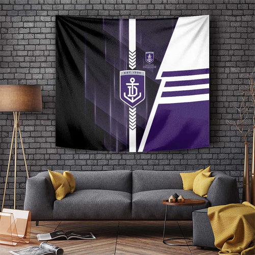 Fremantle Dockers Tapestry Modern Geometric Sports Graphic Style